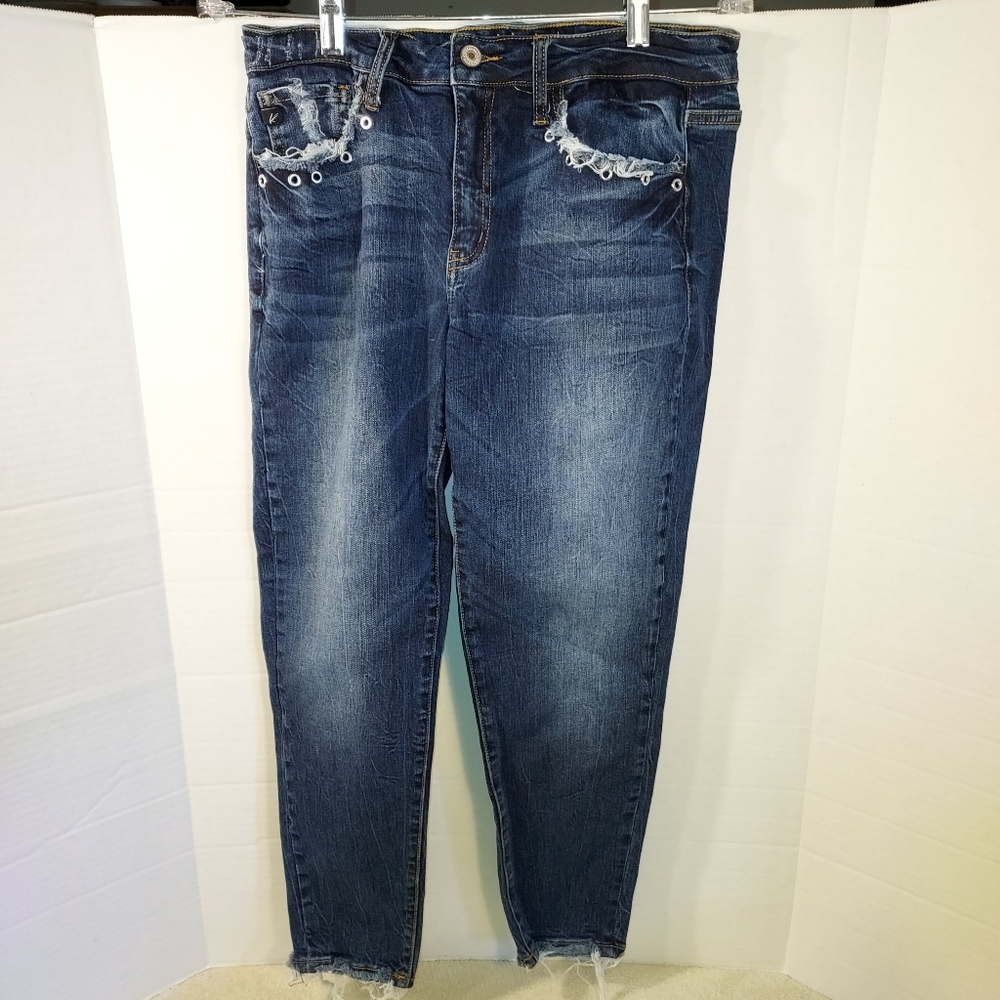 KanCan Mid-Rise Ankle Skinny Stretch Jean size 30